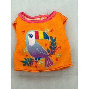 Barbie Skipper The Lost Birthday Orange Toucan Top Tropical Doll Accessory